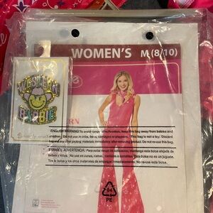 Barbie Western Glitter Patch with Smiley Face